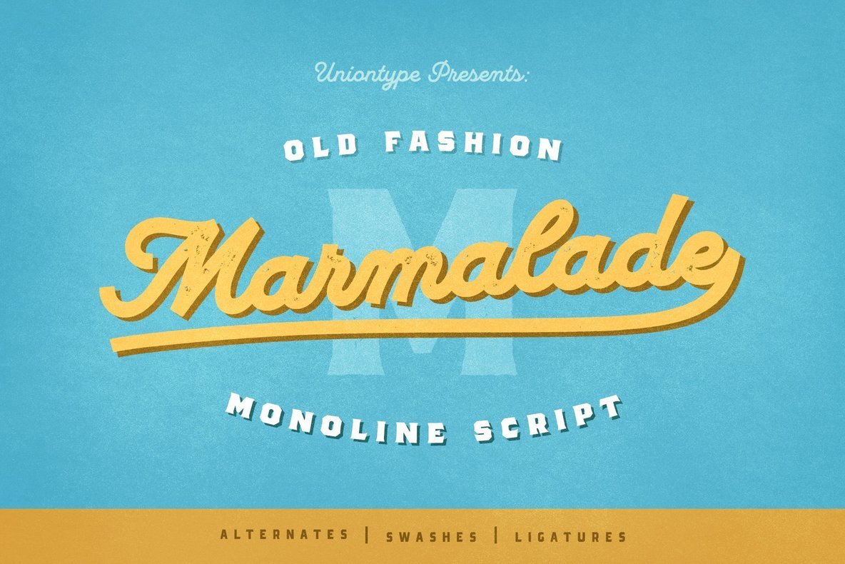 Marmalade Font Family插图