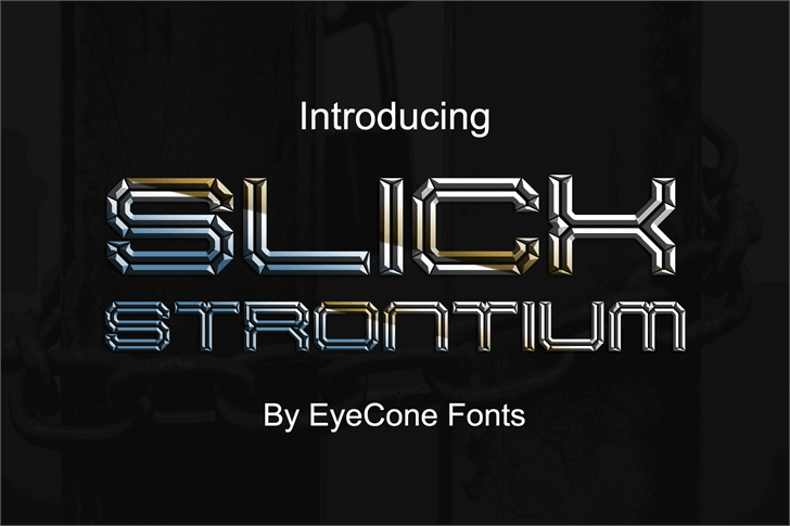 Slick Strontium font插图4