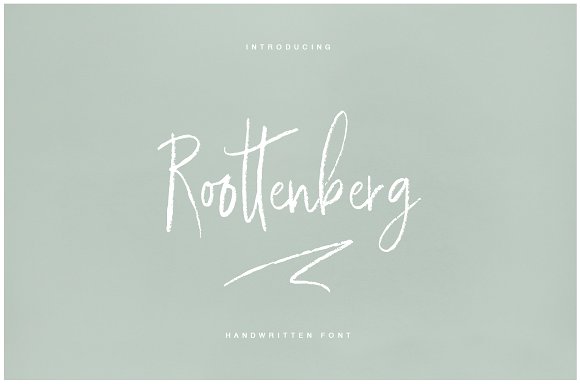 Roottenberg Font插图