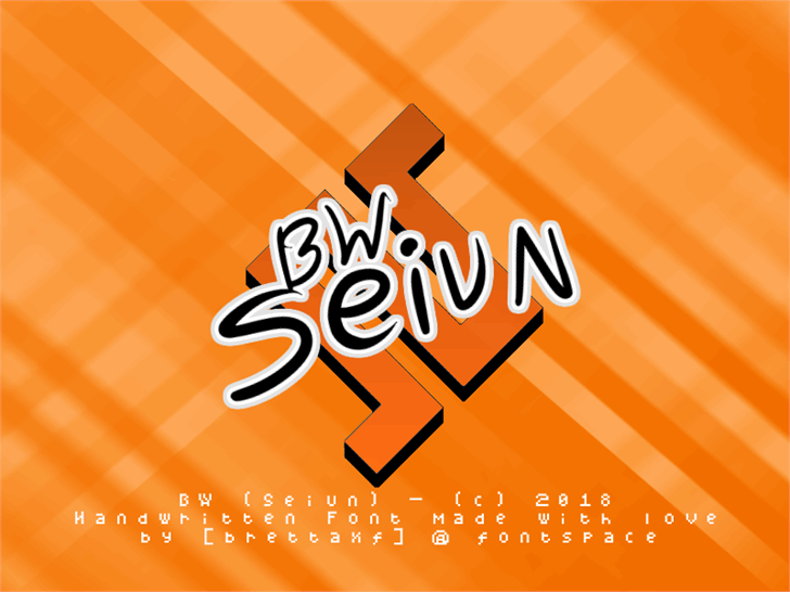 BW Seiun font插图