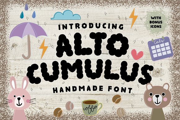 Altocumulus Font插图
