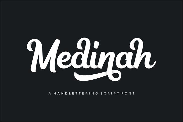 Medinah font插图