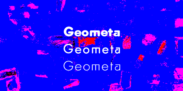 Geometa Rounded Font Family插图