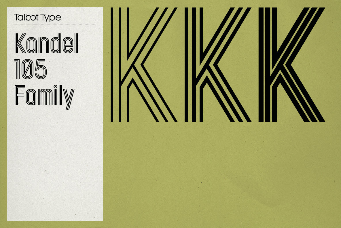 Kandel 105 Font Family插图7
