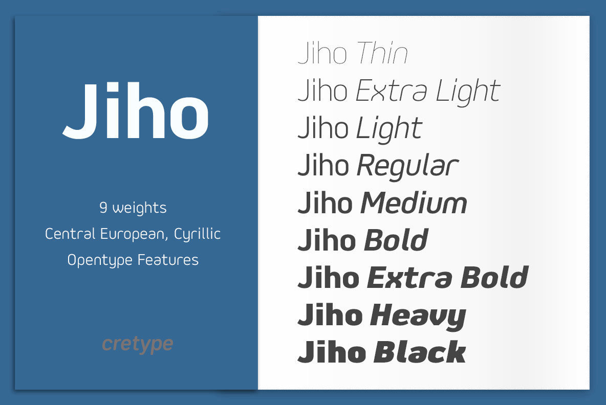 Jiho Font Family插图1