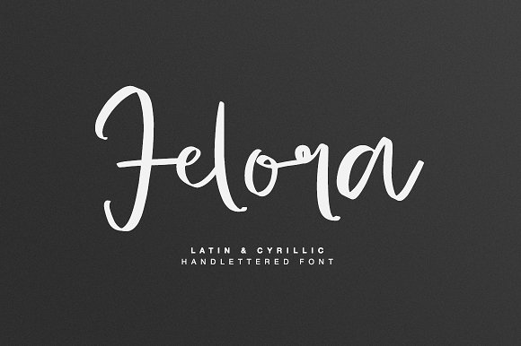 Felora Latin & Cyr Font插图