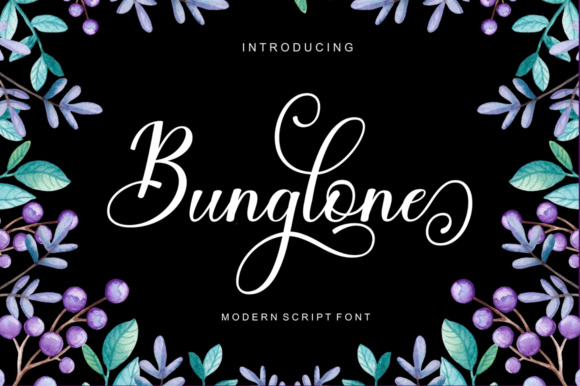 Bunglone Font插图