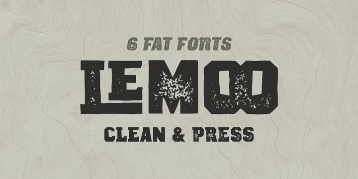 Lemoo Font Family插图