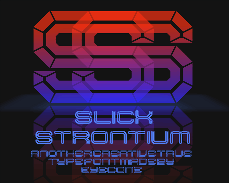 Slick Strontium font插图2