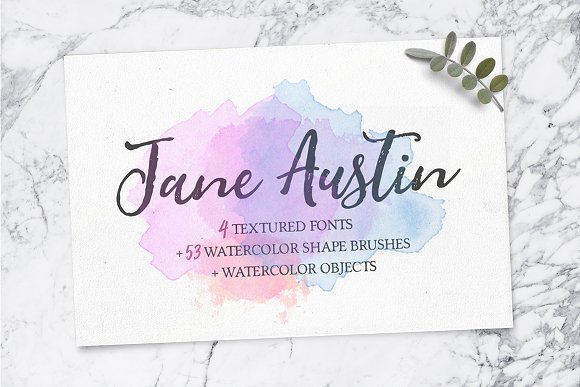 Jane Austin Font & Extras插图