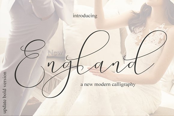 New England – Elegant Fonts插图
