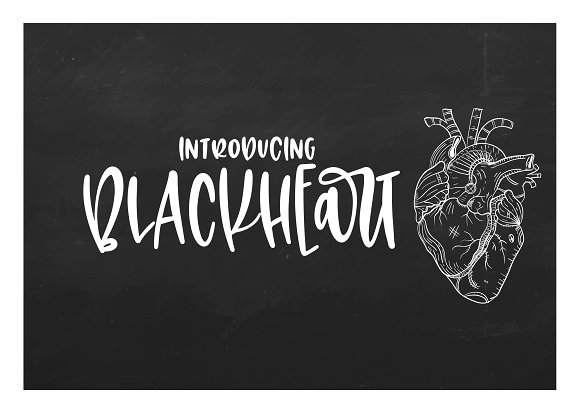 Blackheart Font插图