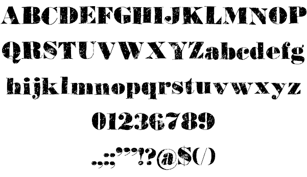 Element 120 DEMO font插图1
