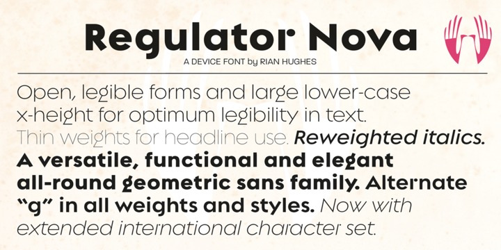 Regulator Nova Font Family插图1