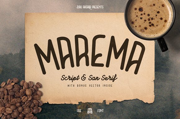 Maréma Typeface Duo插图