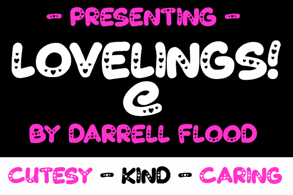 Lovelings font插图