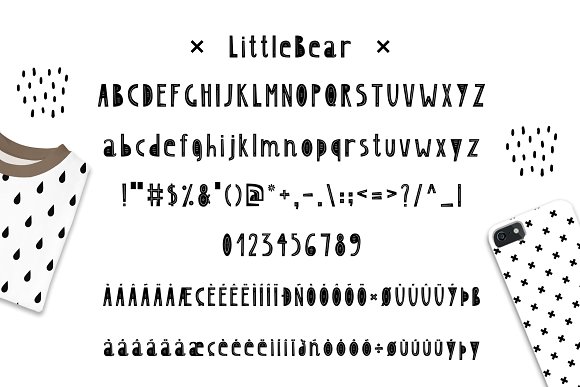 LittleBear & LittleMouse – Font Duo插图3