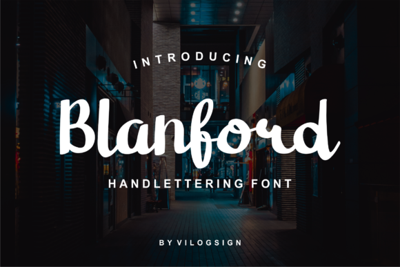 Blanford Font插图