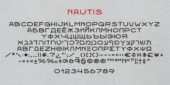 Nautis Font Family插图1