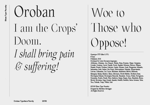 AT Oroban Font Family插图2