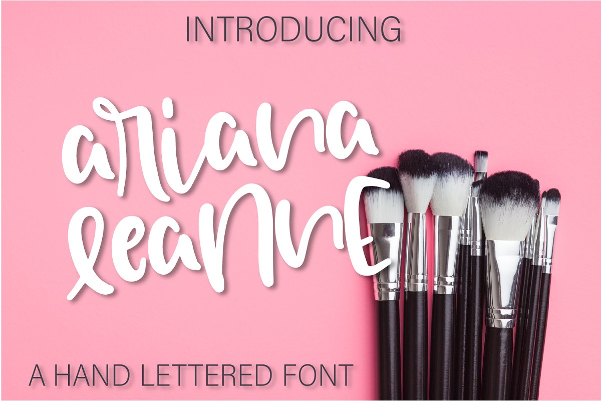 Ariana Leanne – A Hand Lettered Font插图
