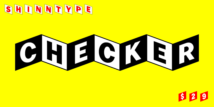 Checker Font插图4