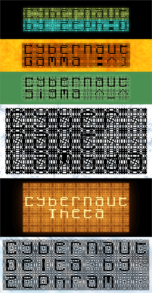Cybernaut font插图