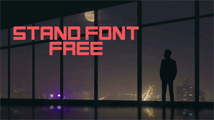 Stand font插图
