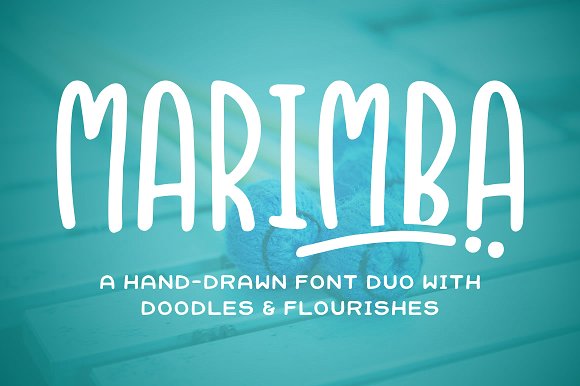 Marimba Font Duo插图