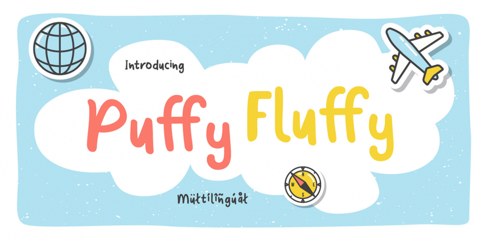 Puffy Fluffy Font插图