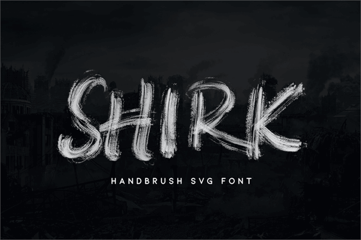 SHIRK font插图