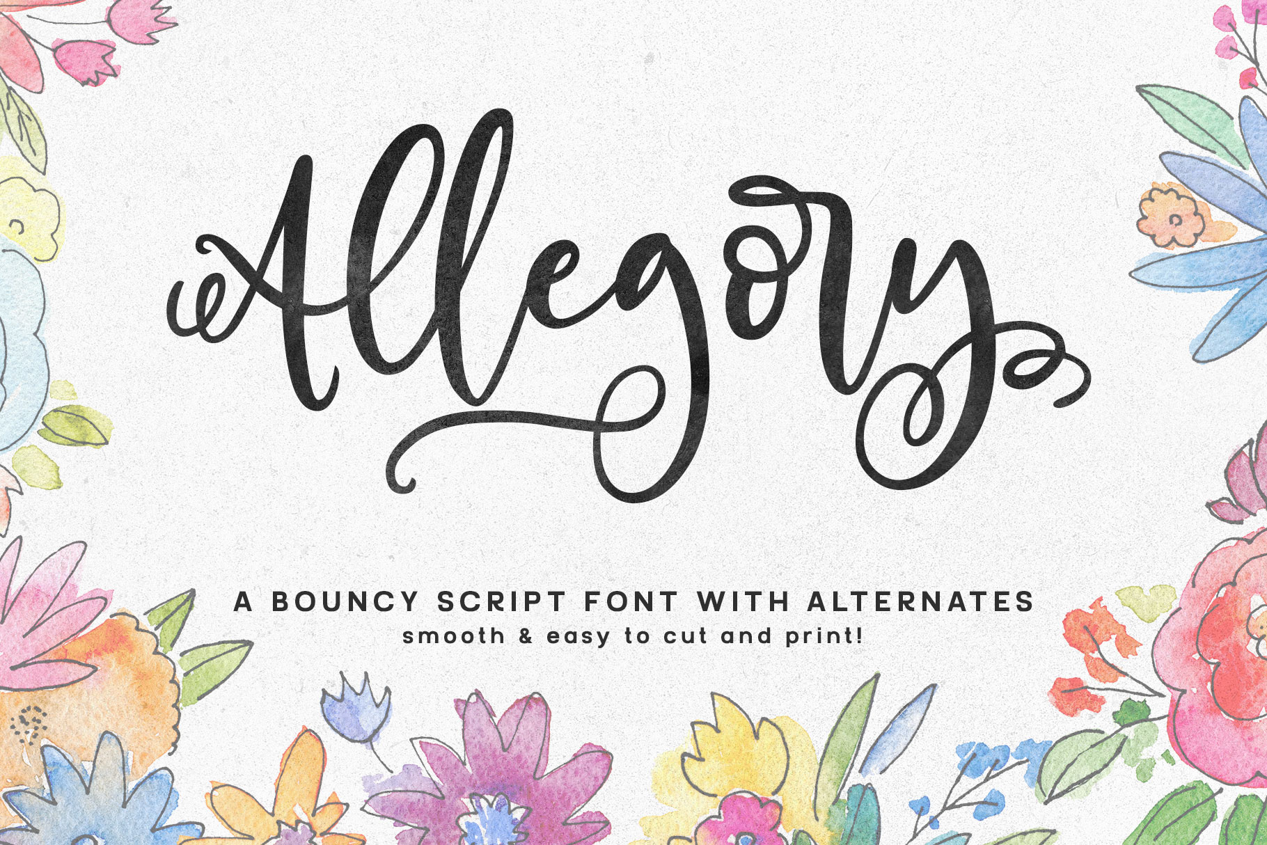 Fontbundles – Allegory Font插图