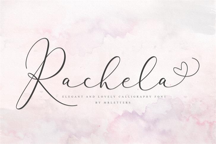 Rachela Bold font插图