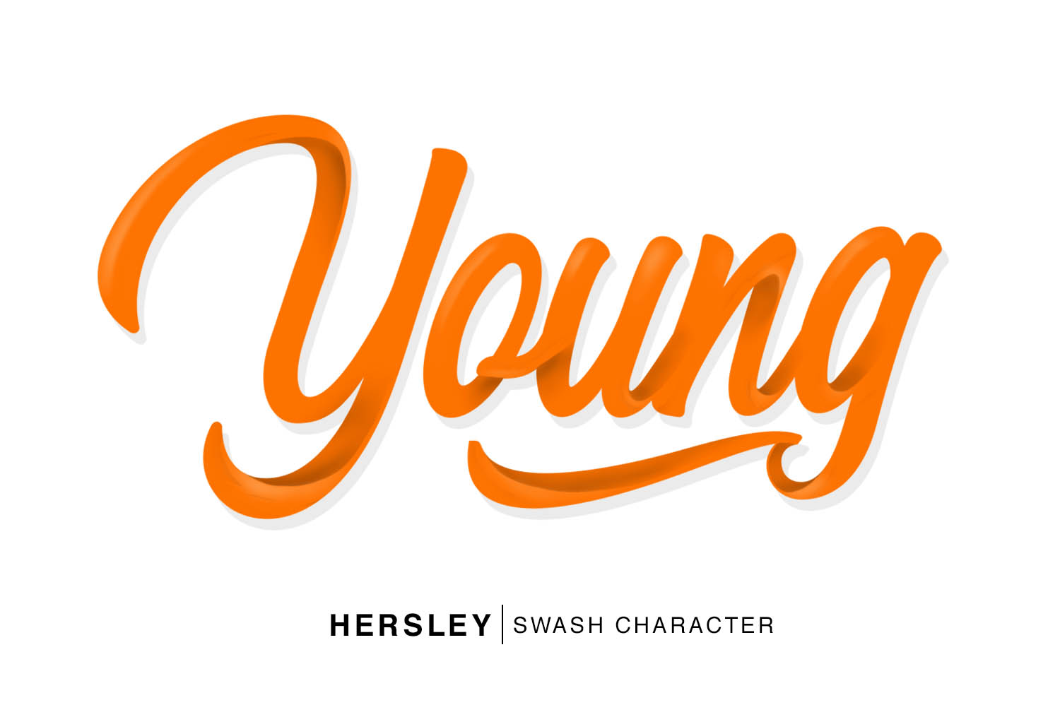 Hersley Typeface Font插图3