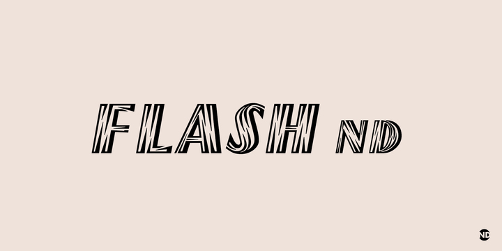 Flash ND Font插图1