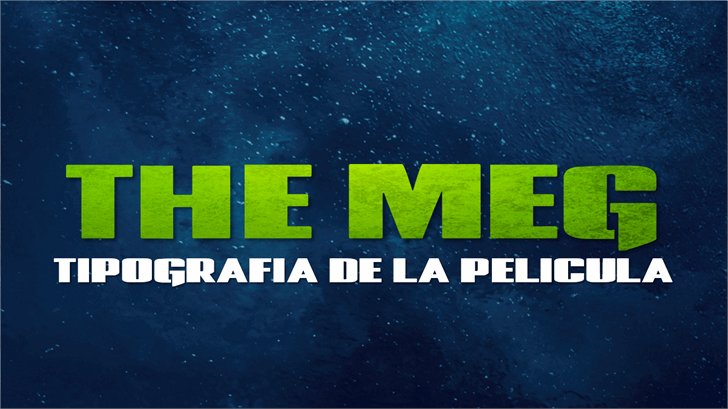 The Meg font插图