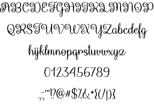 Queen Xylophia font插图4