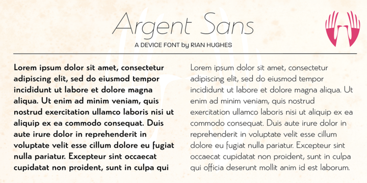 Argent Font Family插图4