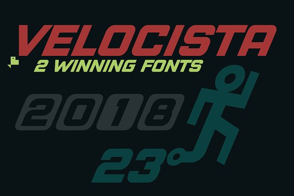 Velocista Display -2 fonts插图