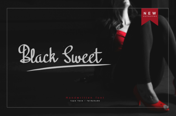 Black Sweet Font插图