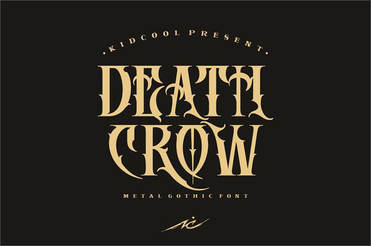 DEATH CROW font插图2
