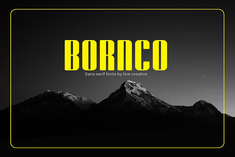Bornco Font插图