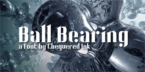Ball Bearing font16图库网精选英文字体