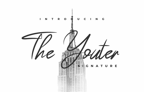 The Youther font16设计网精选英文字体