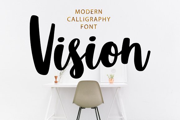 Vision Font素材中国精选英文字体