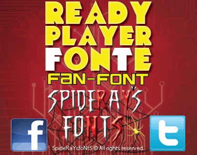 READY PLAYER FONTE font素材中国