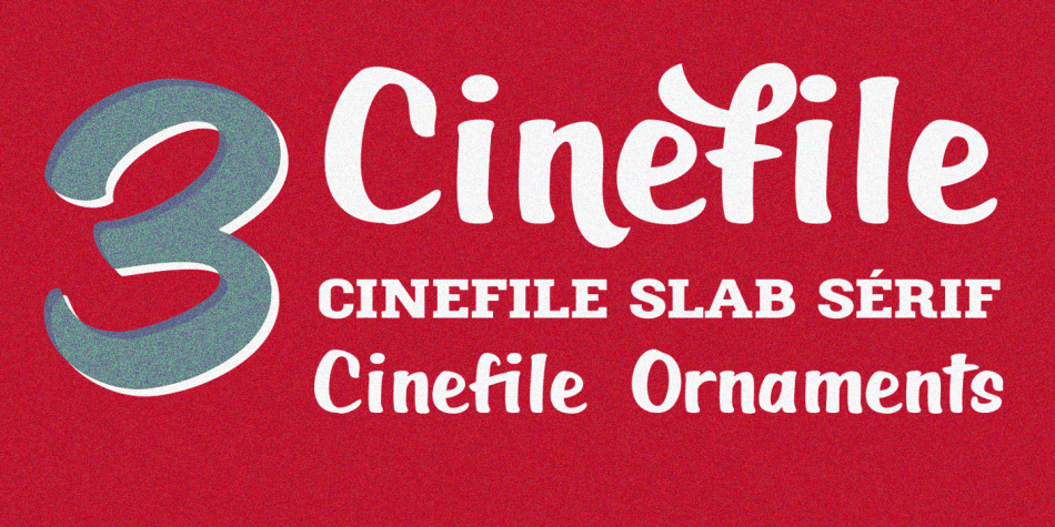 Cinefile Font16图库网精选英文字