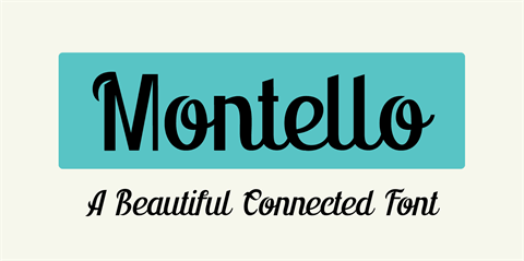 Montello DEMO font16图库网精选英文字体