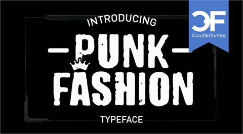 CF Punk Fashion PERSONAL font素材中国精选英文字体