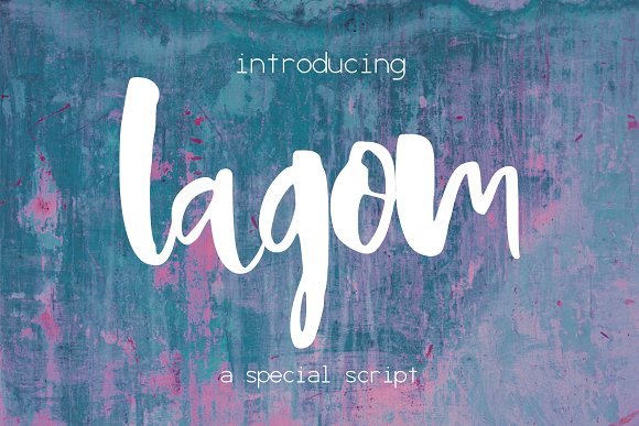 Lagom Font16设计网精选英文字体